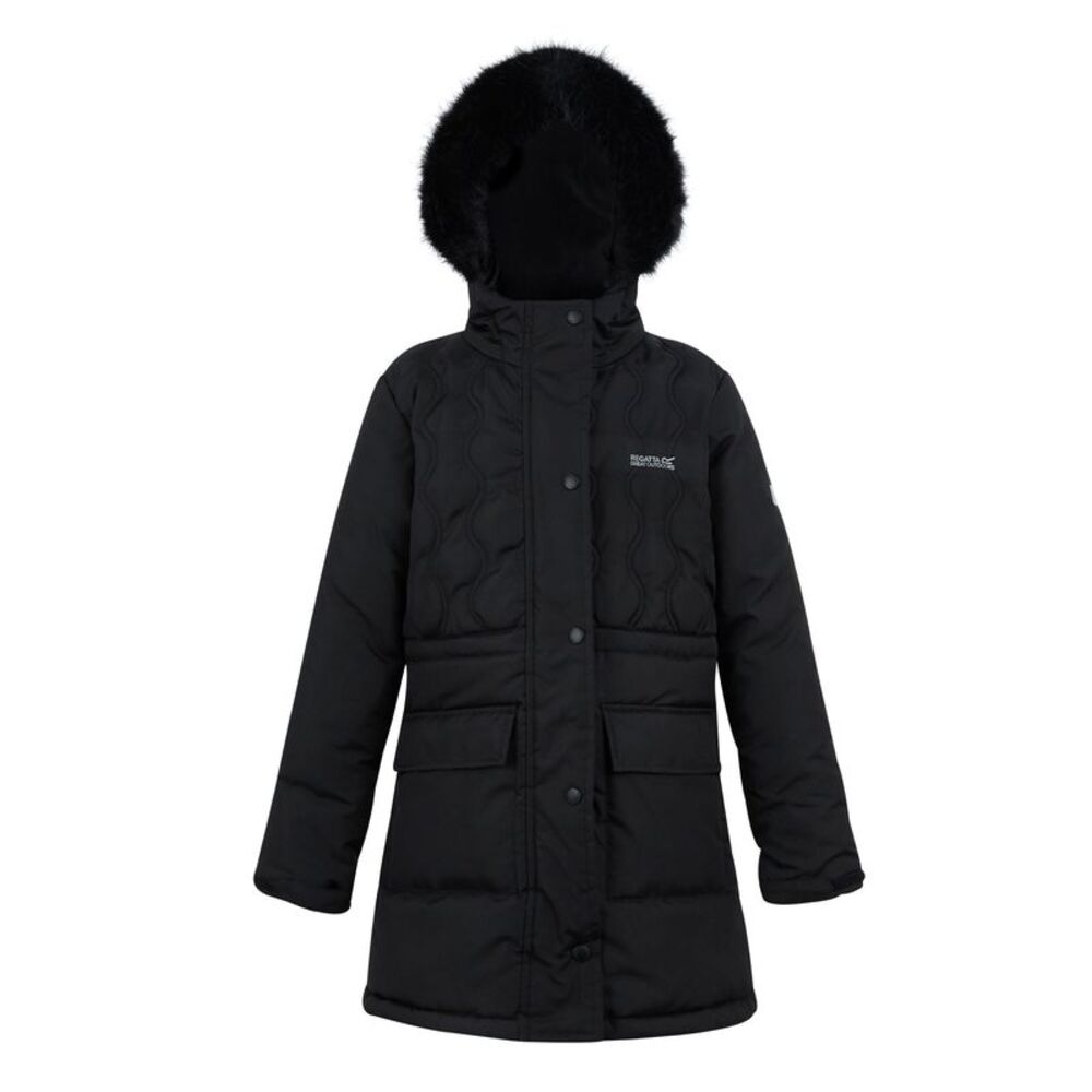 Regatta Childrens/Kids Fabrizia II Quilted Jacket / Black